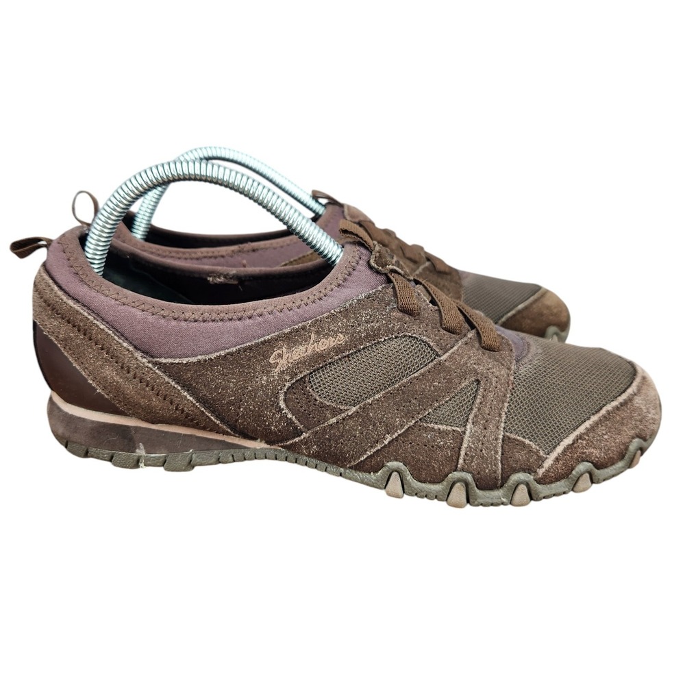 Skechers Shoes Womens 10 Relaxed Fit Memory Foam Brown‎ Slip On Comfort Shoes